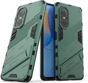 [YKNIUFLY] Cover for Samsung Galaxy M14 4G Case, Hard PC + Soft TPU, Invisible Bracket,Drop-Proof, Protective Cell Phone Cover for Samsung Galaxy M14 4G.(Dark Green)