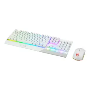 MSI 微星 VIGOR GK30 COMBO WHITE 電競鍵盤滑鼠組