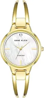 [Anne Klein] Women's Genuine Diamond Dial Open Bangle Watch