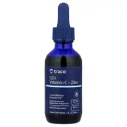 Trace, Ionic Vitamin C + Zinc, Liquid Mineral Supplement, 2 fl oz (59 ml)