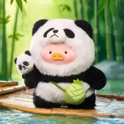 Toyzero Lulu The Piggy Panda 14cm/5.5" Vinyl Plush Pendant Designer Toy Playmate