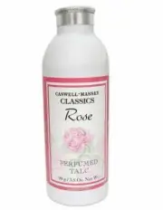 Caswell Massey rose talcum body powder