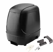 Intelligent Pond Aquarium Fish Feeder, Outdoor Automatic Fish Feeder Feeding Food Dispenser, Plastic Fish Feeder Aquarium for Aquarium Tank Pond Home Office Use (Without Battery)