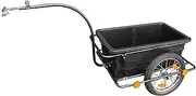 Oshhni Bike Cargo Trailer, Bicycle Wagon Cart Universal Transportation, Multipurpose Detachable Box Bicycle Trailer, Cargo Carrier