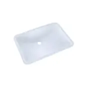 Rimless ADA Compliant Undermount Sink with SanaGloss Glazing Finish Cotton