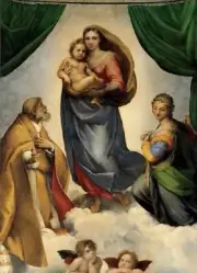 The Sistine Madonna By Raphael Painting Artwork Art Paint By Numbers Kit DIY
