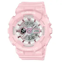 在飛比找momo購物網優惠-【CASIO 卡西歐】Baby-G 粉紅金手錶(BA-110