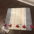 pier 1 imports red white and blue patriotic table runner Red Tassels
