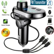Wireless Bluetooth Car FM Transmitter MP3 Player Radio Adapter Kit USB Chargers