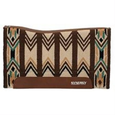 Weaver Leather 32" x 34" Tan Honey gold SYNERGY CONTOURED SADDLE PAD Shock foam