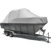 Seamanship Boat Cover 21-23ft Trailerable Jumbo Marine 600D Heavy Duty Grey NEW