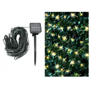 150 Warm White LED Solar Net Light 2.5m x 1.3m