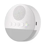 White Noise Sleep Machine Built-in 6 Soothing Sound Soft Breath Light