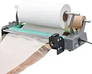 Honeycomb Packing Paper Roll Dispenser, Kraft Wrapping Paper Holder with Pedal, Adjustable Paper Tightness, Speed 8m/min Wrapping Paper Manual Machine, for Breakables Packaging