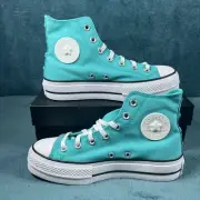 Converse Chuck Taylor All Star A06492C Womens Ocean Drip High Top Sneaker Size 9