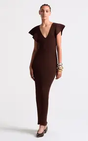 [Altuzarra] Trey Plissé-Knit Midi Dress