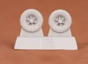 SBS Models 1/72 MESSERSCHMITT Bf-109E WHEEL SET Resin Update Set