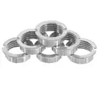 6pcs G9 Light Bulb Adapter Socket with Lamp Shade Collar Ring Lamp Shade Collar