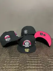 NEW ERA Brooklyn Nets Custom 59Fifty Black/Pink New BK Bridge Patch