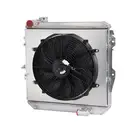 4 Row Radiator Shroud Fan For 88-97 Toyota Surf Hilux LN106 LN111 Diesel MT RC05