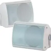 Herdio 2x6.5" Outdoor Bluetooth Bass Speakers Wall Mount Waterproof Pool Speaker