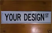 DESIGN YOUR OWN NAME STREET SIGN & BRACKET FOR 60mm ROUND POLE