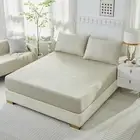 Solid Fitted Sheet Only, 100% 600 Thread Count Organic Egyptian Cotton Hotel