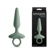 Renegade Maverick - Sage - 15 cm USB Rechargeable Vibrating Butt Plug