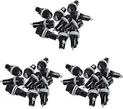 Mellisso 30Pcs 10A AC 250V 5mm x 20mm Panel Mounted Plastic Fuse Holder Socket