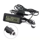 Thermometer Gauge Meter Digital LCD Gauge Meter Inside Outside Temperature