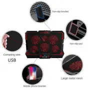 Notebook Cooler Ergonomic Design With A 28 ° Free Wind Speed Line Length 0.6 Met