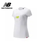 [NEW BALANCE]短袖T恤_女性_白色_AWT13507WT