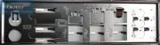 BIOSTAR I/O IO SHIELD BLENDE TFORCE P965 DELUXE, P43-A7, TP35D2-A7 SE