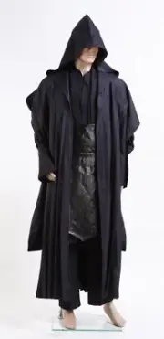 Star Wars Darth Maul Tunic Robe Set Man Black Adult Cosplay Costume