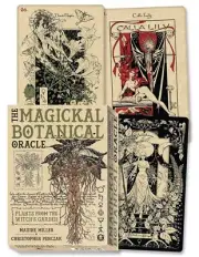 MAGICKAL BOTANICAL ORACLE Witch Wicca Tarot Kit Cards Deck & Book Boxed Set