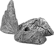 Parliky 3Pcs Simulation Landscape Stones for Fish Tank Decor Artificial Rock Adornments for Micro Landscapes Durable and Creative Aquarium Decorations