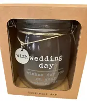 Mud Pie Wedding Day Sentiments Jar NEW In Box