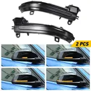 Dynamic Smoked Turn Signal Side LED Mirror Light For BMW 4 3 2 Series X1 E84 i3 (for: BMW)