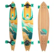 Sector 9 Offshore Baja Complete 39.5" Pintail Longboard With 65mm 78a Nineballs
