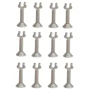 12 - 65mm HARP SHAPE PLACE CARD MENU HOLDER Nametag Name Tag Stand Wedding