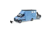 Bruder 1:16 Mercedes G3 Sprinter Animal Transporter Vehicle w Horse Kids Toy 3y+