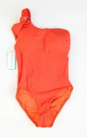 Seafolly One Shoulder Maillot One-Piece Swimsuit, Tangelo, Women's 4 US (AUS 8)