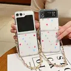 For Samsung Galaxy Z Flip6 Flip5 Flip4 Flip3 Shockproof Short Rope Case Cover