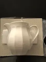 Ralph Lauren Boxwood White Large Pitcher~RARE~ New in Box