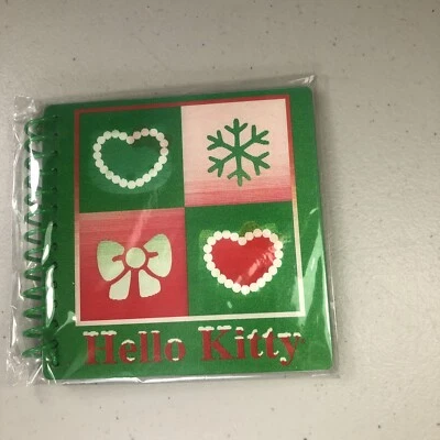 2008 Sanrio Hello Kitty 4"x4" 40 Pg Notebook Christmas Lenticular School Pad