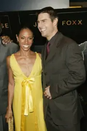 Tom Cruise and Jada Pinkett Smith arrive at the UK Premiere of Co- 2004 Photo 3