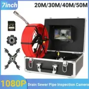7-inch LCD Screen Monitor 1080P Pipeline Inspection Camera with DVR Recorder