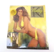 VTG RARE Kathy Ireland 1997 Over-Sized Calendar 15X13 STILL SEALED SHELF WEAR