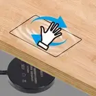 Sleek Wooden Panel Touch Sensor Switch with Infrared Induction 12V 24V