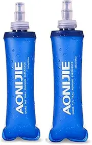 250ML/450ML/500ML Running Soft Flask Folding Collapsible Water Bottle Running Cycling Climbing Water Bottle (250ML-2PCS)
